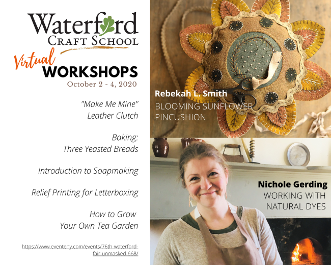 Waterford Craft School Virtual Workshops